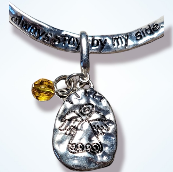 Fashion Leader Jewelry Guardian Angel Charm Inspirational Twisted